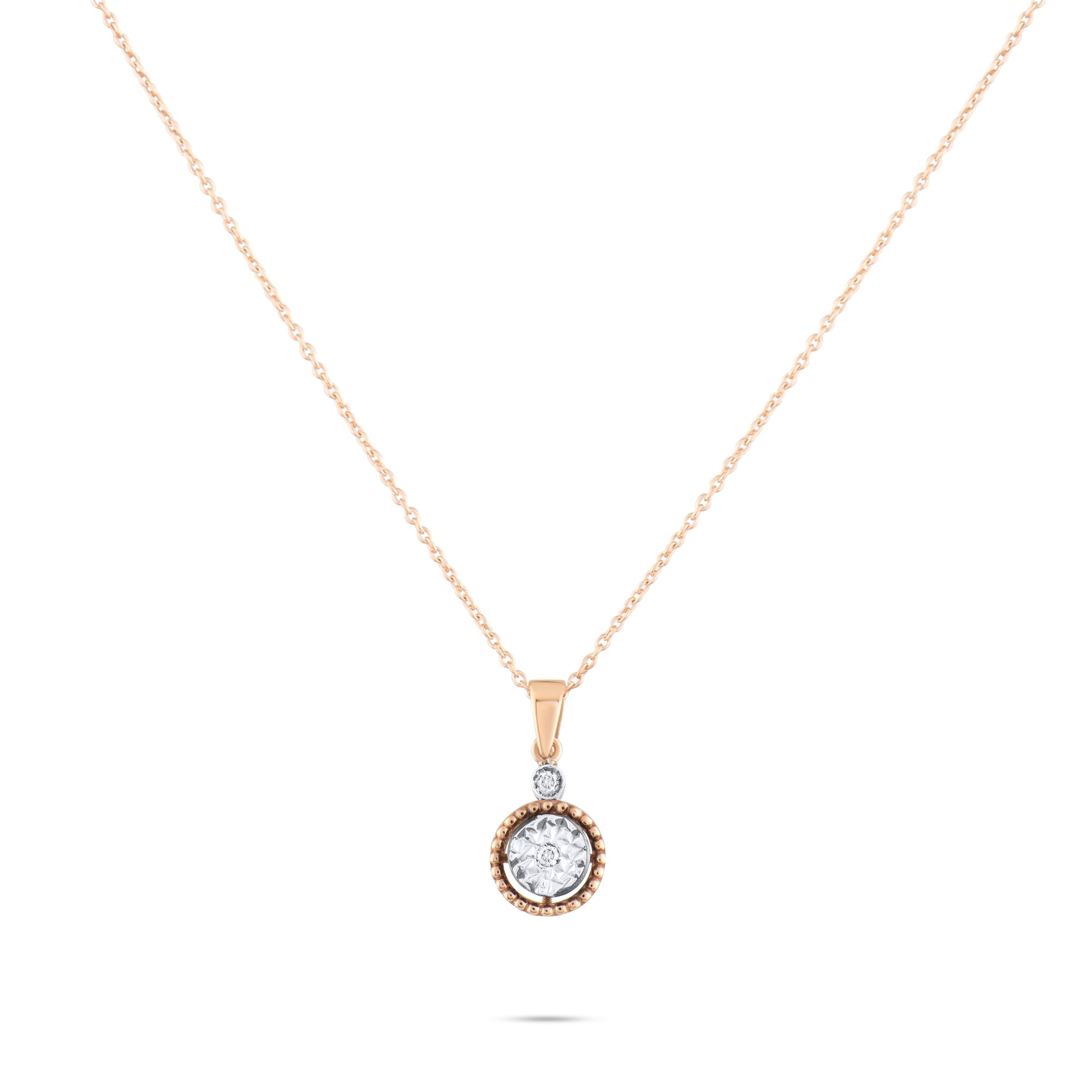 0.05 Karat Pırlanta Trend Kolye