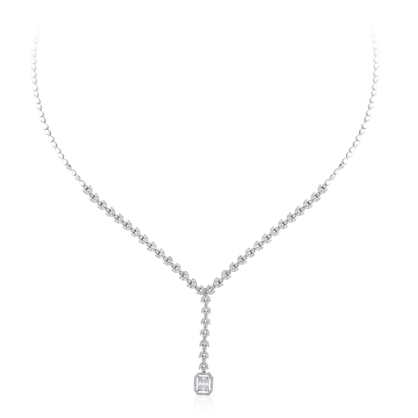 1.83 Karat Pırlanta Baget Gerdanlık