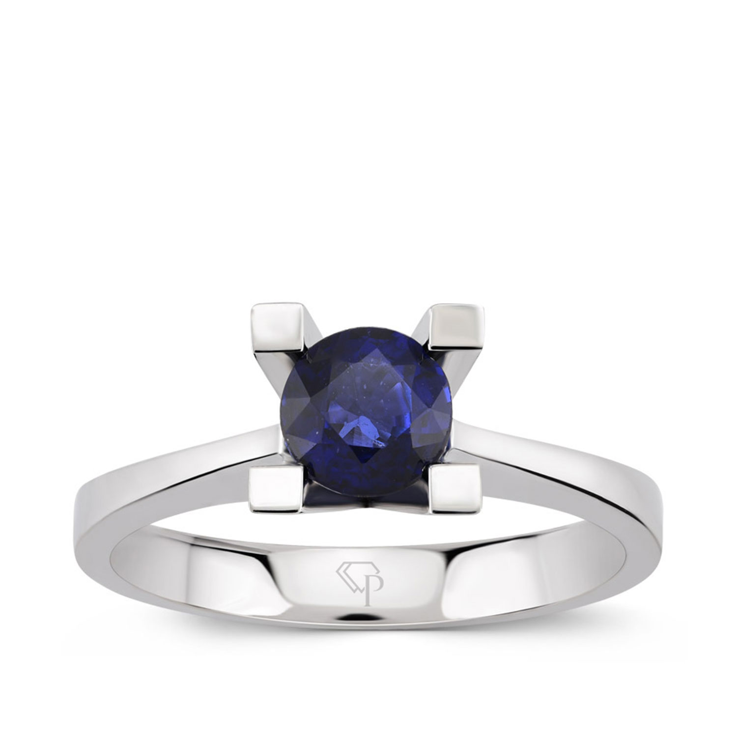 0.50 Karat Safir Tektaş Yüzük