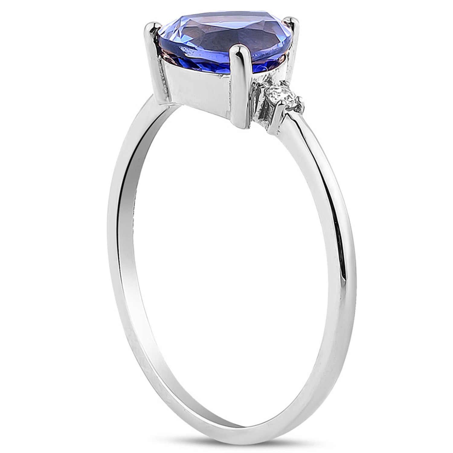2.00 Karat Pırlanta Safir Yüzük 