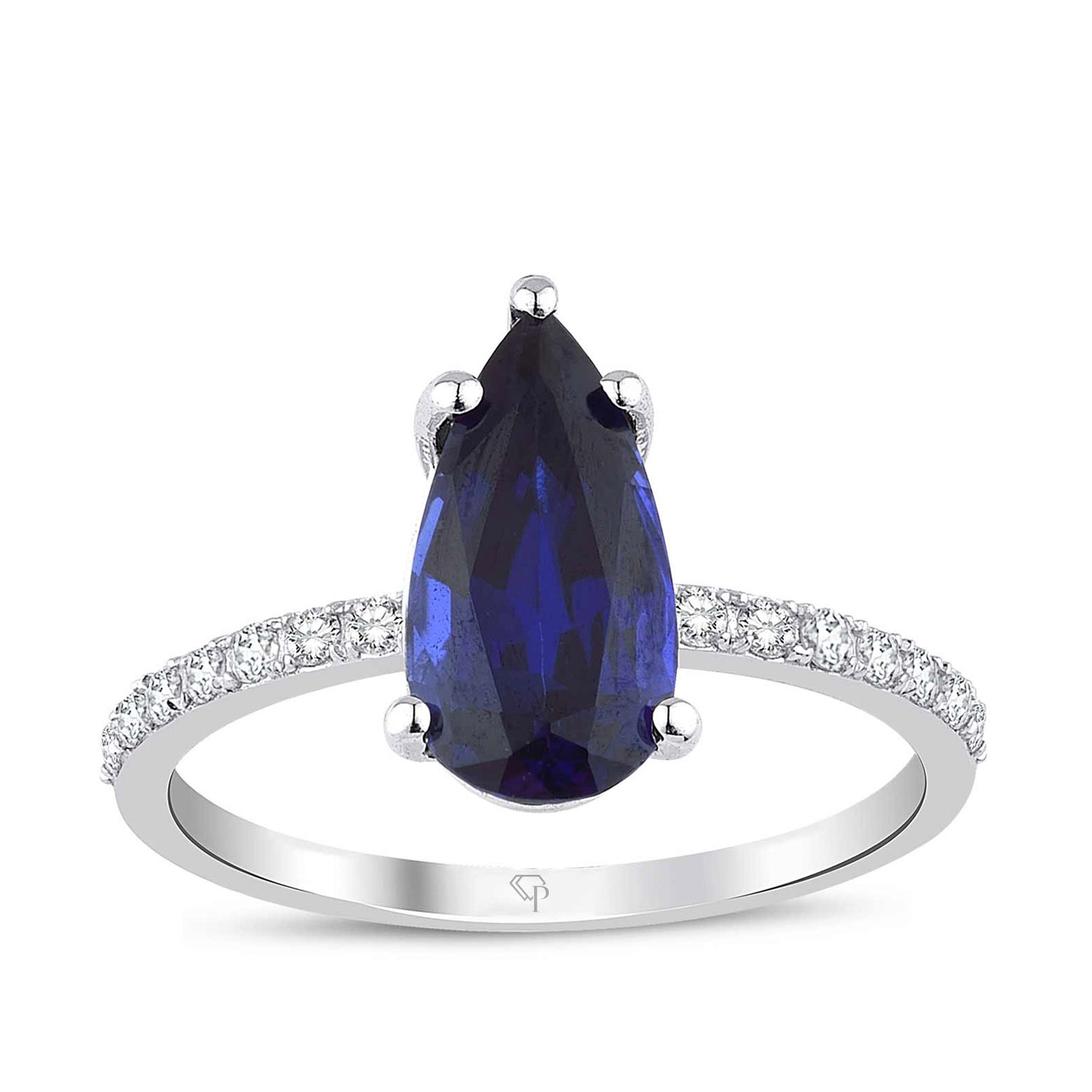 2.76 Karat Pırlanta Safir Yüzük