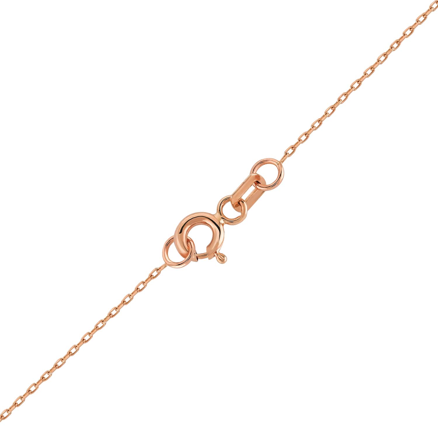 0.21 Karat Rose Pırlanta Kolye